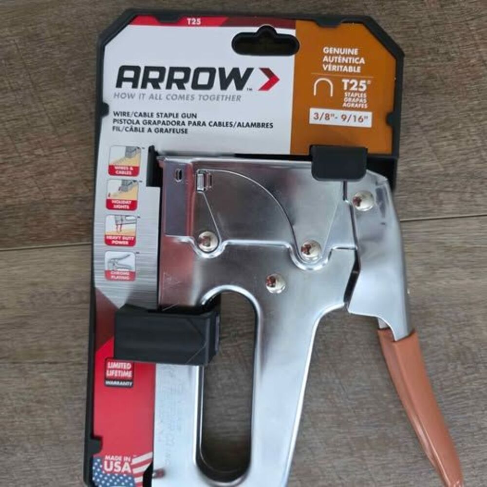 Arrow T25 Cable Fastening Tool, Brand New, Sealed
